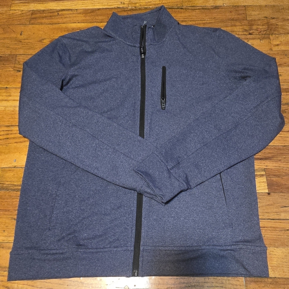 Public Rec Jacket Mens Medium Navy All Day Every Day Performance Outerwear Golf